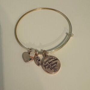 Elegant Silver and Gold Charm Bracelet